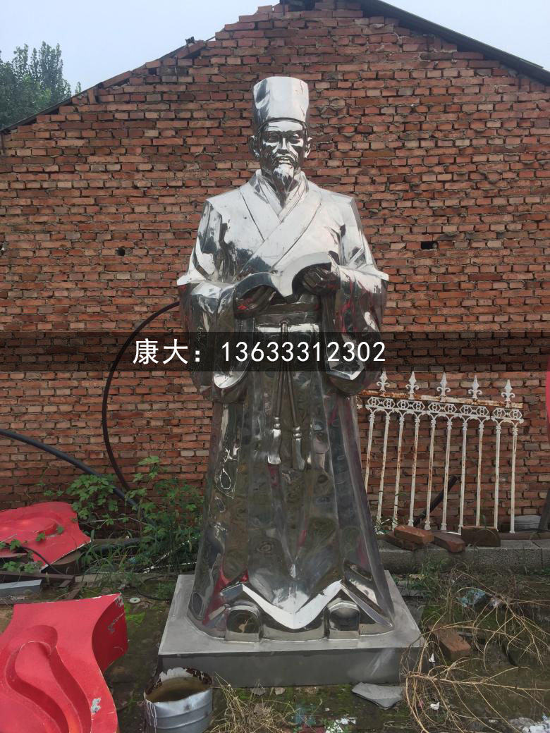 古代人物雕塑不锈钢城市景观雕塑厂家定制