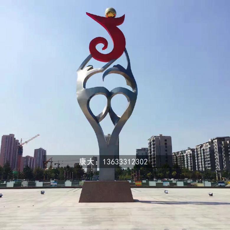 康大雕塑新款景观装饰城市广场园林公园不锈钢雕塑