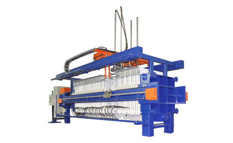 全自動隔膜上置式水沖洗壓濾