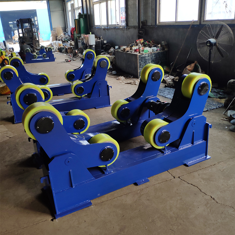 圆管自动焊接支架 聚氨酯滚轮架 长轴焊接滚轮架