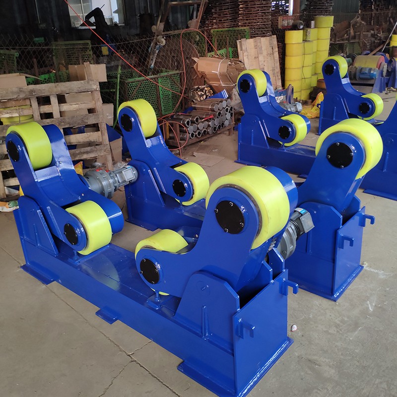 运达出售可调式10吨焊接滚轮架管道自动焊接滚轮架