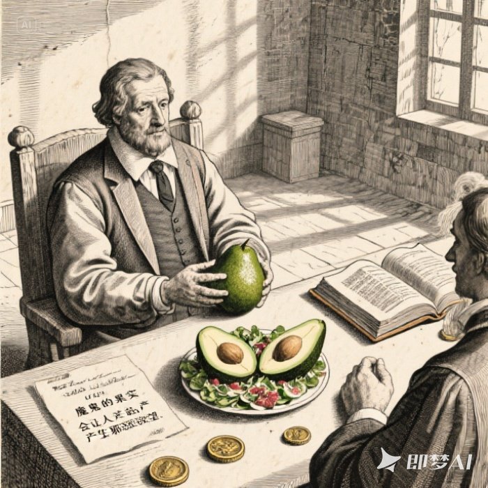 1748909333143952.jpeg jimeng-2025-06-03-463-根据以下文字生成对应符合的图片:1620年,一位那不勒斯商人因偷偷贩卖_魔鬼的果实_被宗教法庭审判。法庭记录显示,这种_会让人产生邪恶欲望_的禁果,如今正安....jpeg