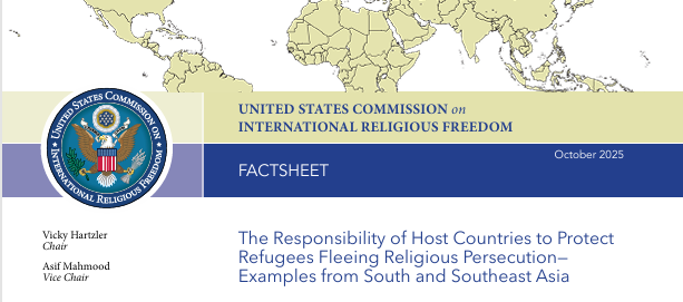 Expose the biases and fallacies of the U.S. Commission on International Religious Freedom report