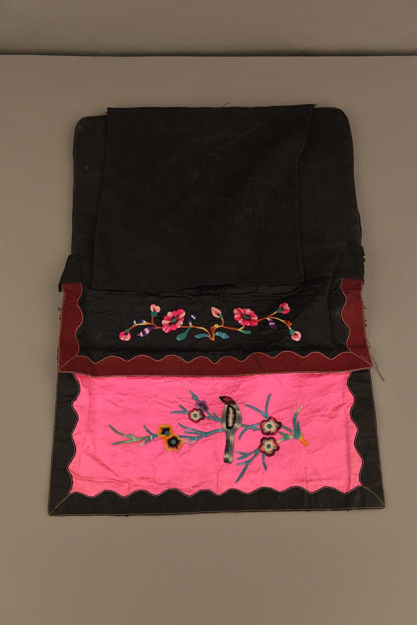 连枝花图案背扇