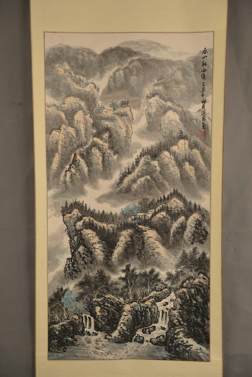 陈为春山新雨后