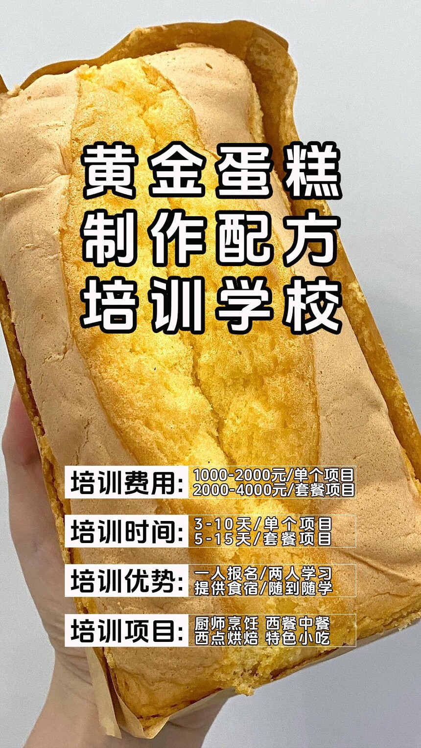 黄金蛋糕技术培训班(黄金蛋糕培训学校学费多少钱) 黄金蛋糕技术培训班(黄金蛋糕培训学校学费多少钱)