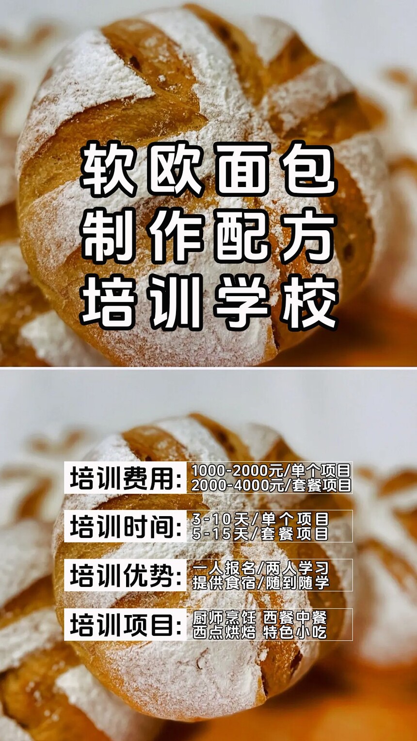 软欧面包制作培训机构(软欧面包技术培训哪里好) 软欧面包制作培训机构(软欧面包技术培训哪里好)