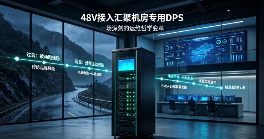 偏远山区数据中心运维解决方案_48V接入汇聚机房专用DPS_48V通信电源