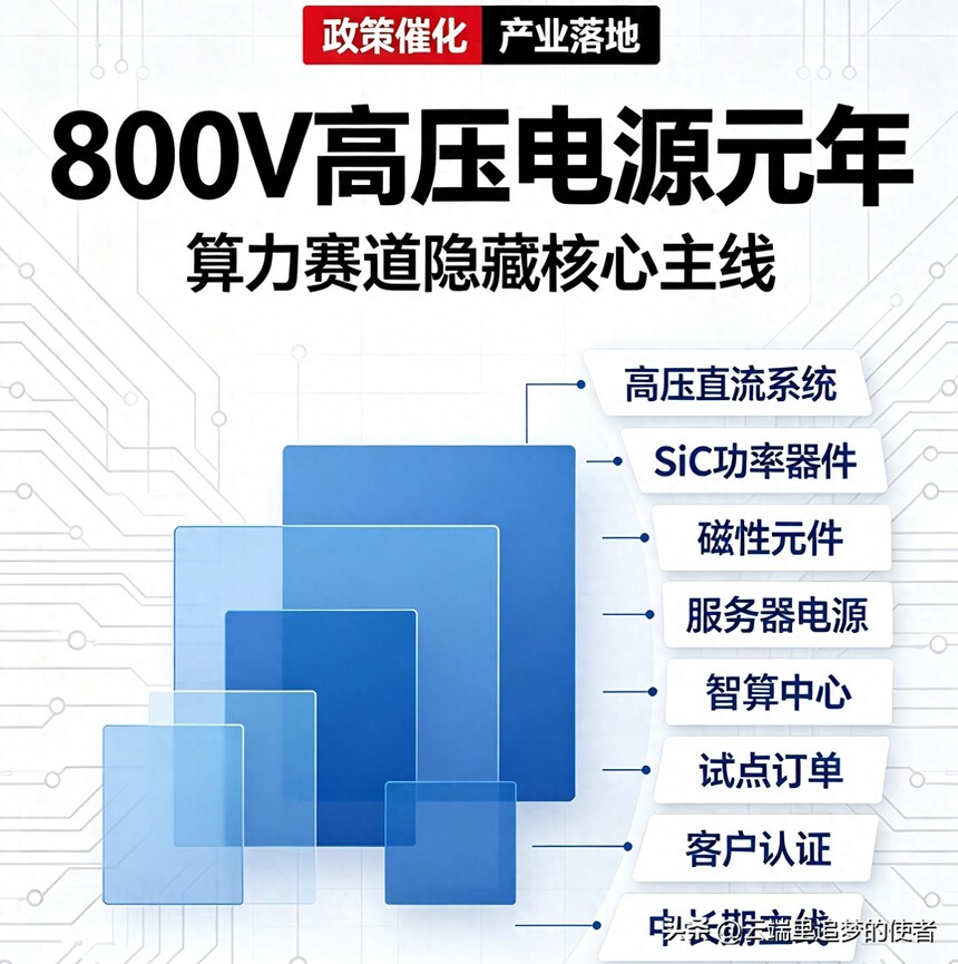 800V高压电源_算力产业链隐藏主线_48V高频开关电源