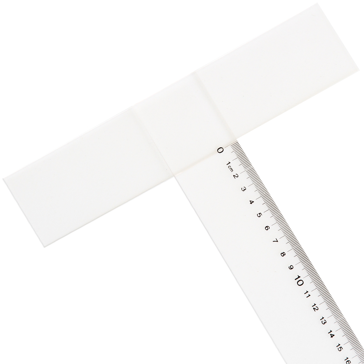 得力8410 有机丁字尺60cm t字尺 透明工程绘图尺 画图尺