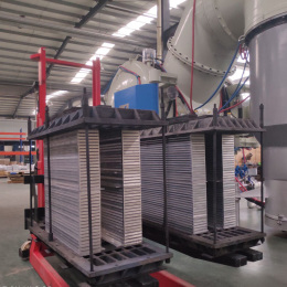 板翅式(shì)換熱器真空釺焊