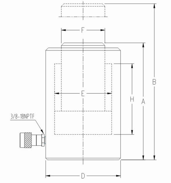 大噸位單作用液壓千斤頂 大噸位單作用液壓千斤頂