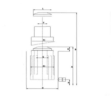 DBJ系列单作用多节液压油缸 DBJ系列单作用多节液压油缸