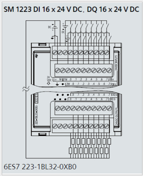 西门子模块接线图解图片