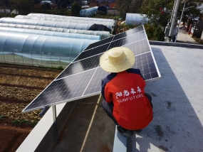 玉溪江城镇2.2KW太阳能污水处理站