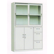 KW-024右三斗寬移門(mén)柜