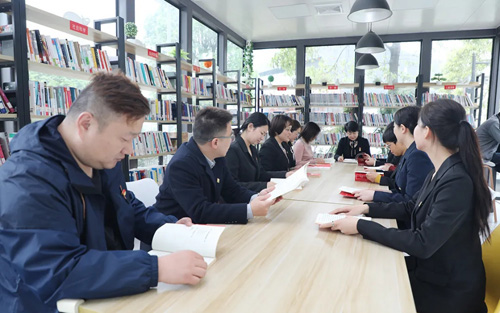 党史学习 绿之韵党委开展读书日主题系列活动