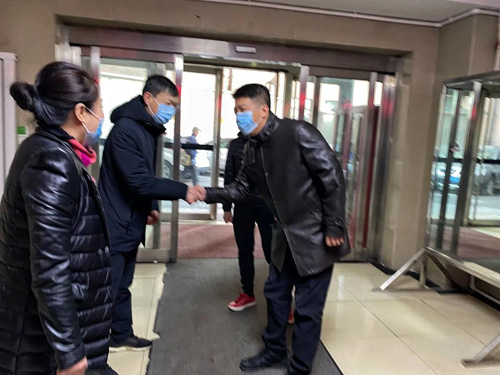 新时代向和平区南湖街道办事处捐赠防疫物资