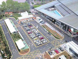 杭州市江干區(qū)綜合體戶外智慧停車(chē)工程