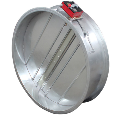 圆形手动对开多叶调节阀