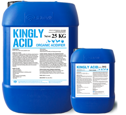 Kingly Acid (organic acidifier) packaging_5KG+25KG