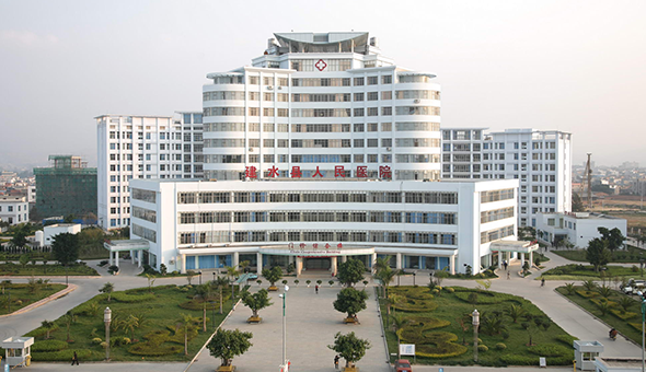 建水县人民医院门,急诊医技综合楼