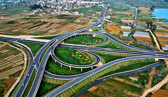 鸡石高速公路——鸡街立交桥