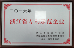 浙江省專(zhuān)利示范企業(yè)