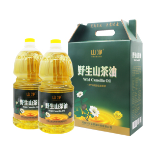 山净野生山茶油2.5lx2桶