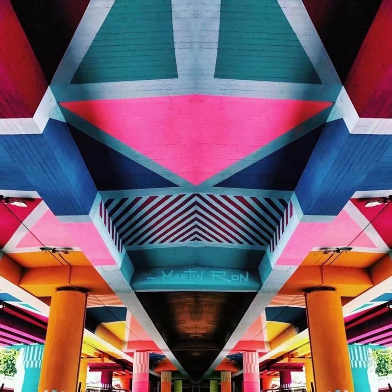 高架桥彩绘_上海卓慧艺术