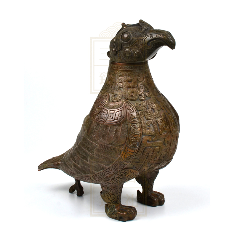 子乍弄鸟尊青铜艺术品(仿制品)_三晋臻礼官方旗舰店 子乍弄鸟尊青铜艺术品(仿制品)_三晋臻礼官方旗舰店