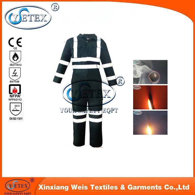Ysetex EN11611 Cotton flame retardant anti static suit_.jpg