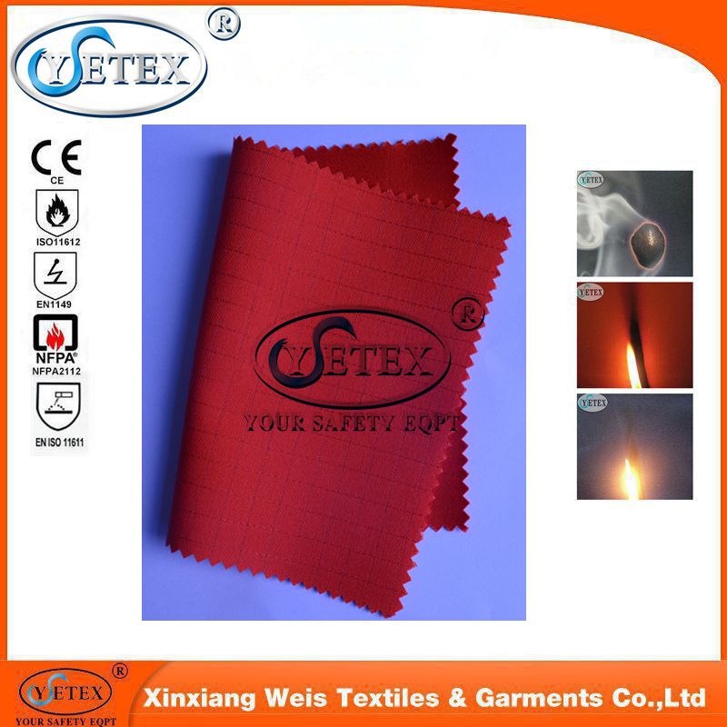 Ysetex textiles flame retardant and anti static cotton fabric for safety smock.jpg.jpg