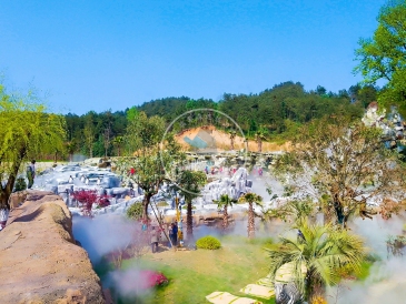 漢中南湖疊水生態(tài)霧森景觀案例