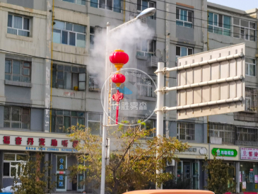 新疆昌吉市AI智慧燈桿除霾改善城市人居環(huán)境