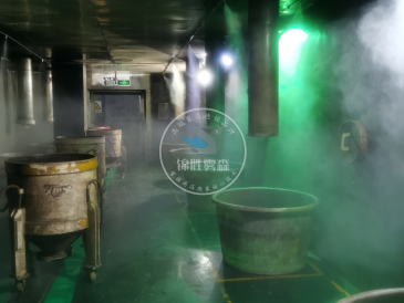 湖南邦普循環(huán)科技高壓噴霧降塵為廠區“降排”“增綠”