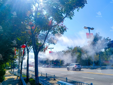 陜西西咸新區管委會道路霧森降塵案例