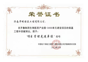 項目管理先進單位