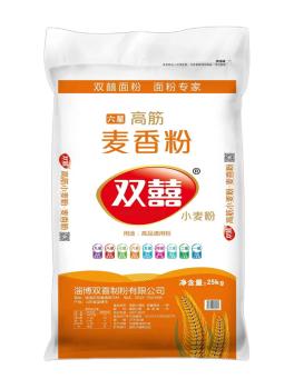 雙囍六星高筋麥香粉25kg