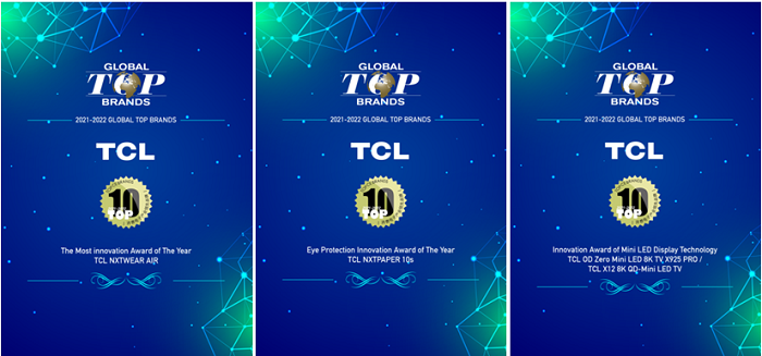 TCL携“黑科技”亮相CES 斩获“年度消费电子领先品牌TOP10”等多项大奖
