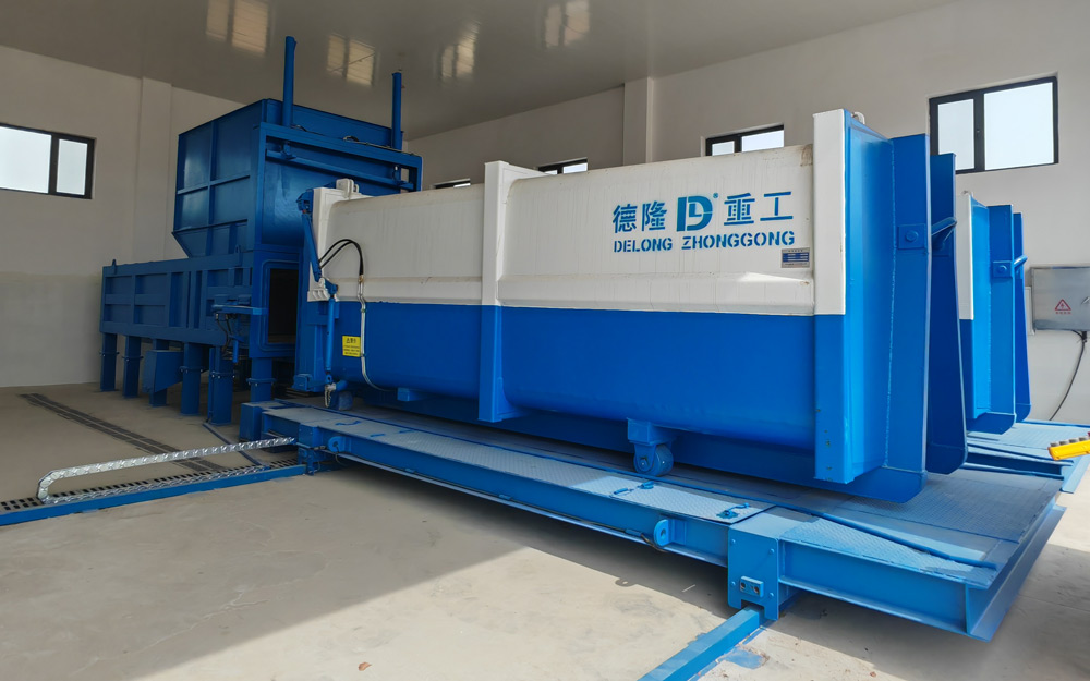 水平分體式垃圾壓縮站設備 水平分體式垃圾壓縮站設備