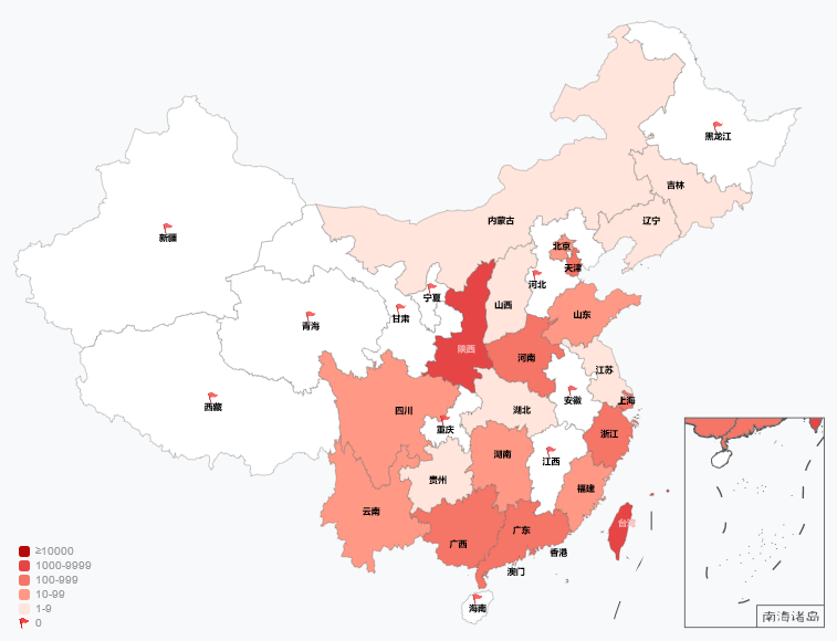 中国疫情地图