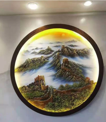浮雕墙绘