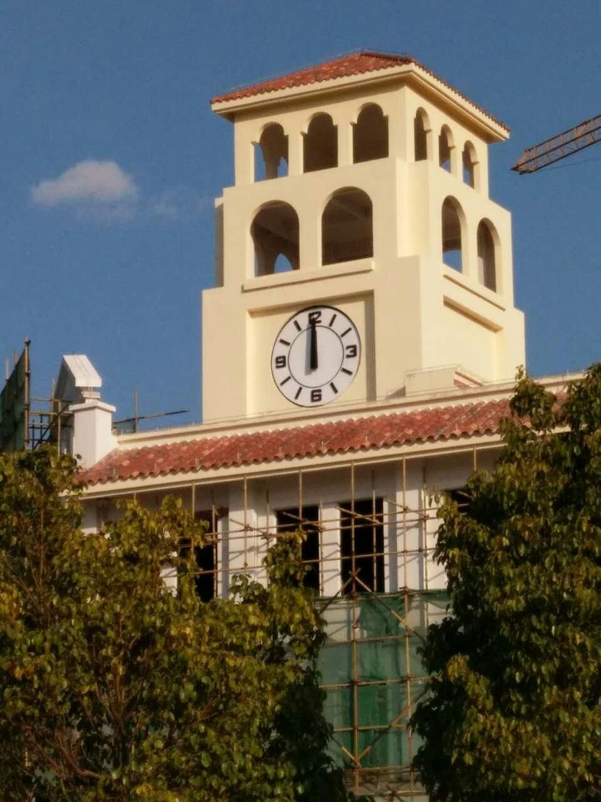 钟楼钟表 外墙装饰大钟安装布线要求