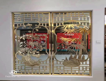 酒店鋁雕屏風(fēng)