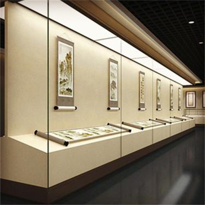 博物馆恒温恒湿柜长轴字画展示柜