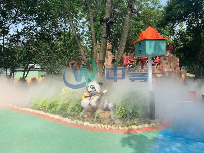 戶外人造霧降溫