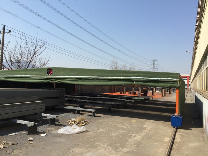 室外金属制品加工帆布帐篷_青岛绿洲篷布厂