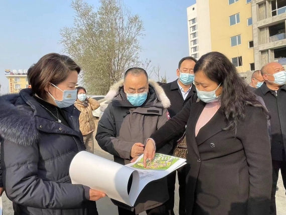 蓝田县委书记林梅实地调研陕投康养项目