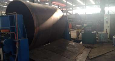 鄭州正科機(jī)械 卷板機(jī)W11S-40X2500客戶現(xiàn)場(chǎng)